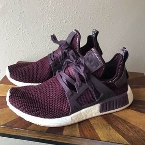 Adidas NMD XR1 in Maroon, women’s size 9